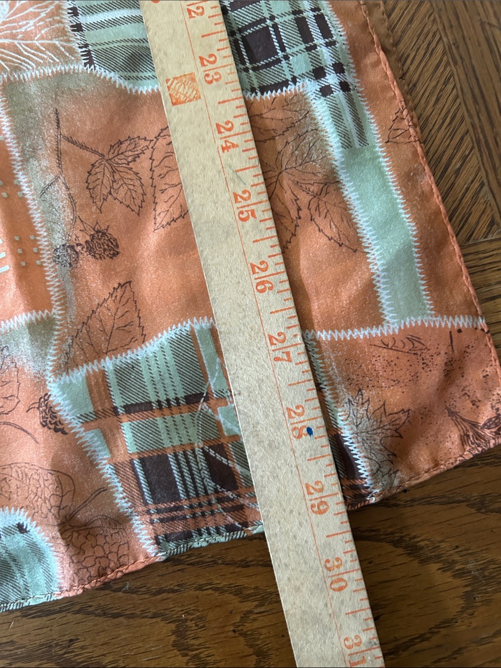 Vintage Patchwork Silk Scarf - Picture 2 of 15
